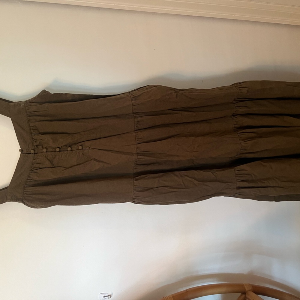 Faherty Brown Maxi Dress